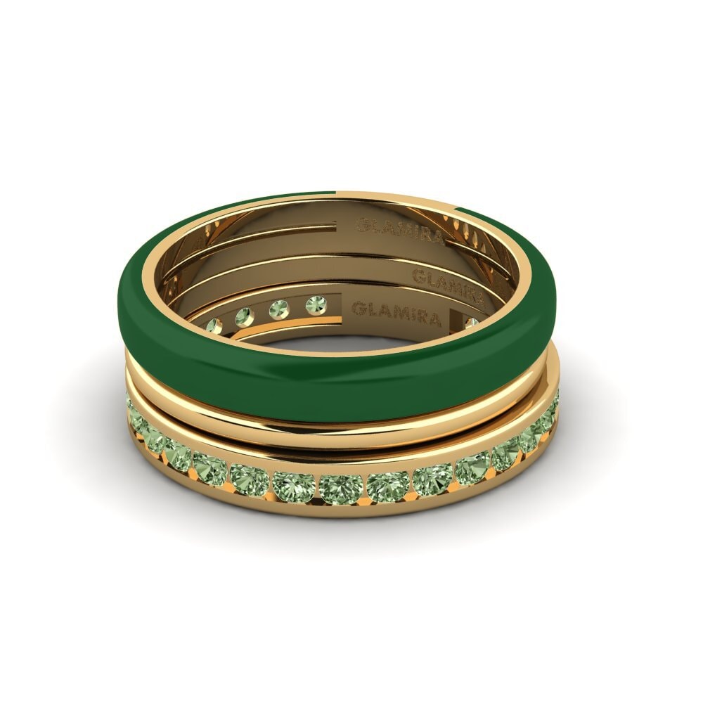 Green Diamond Ring Bavegels - F