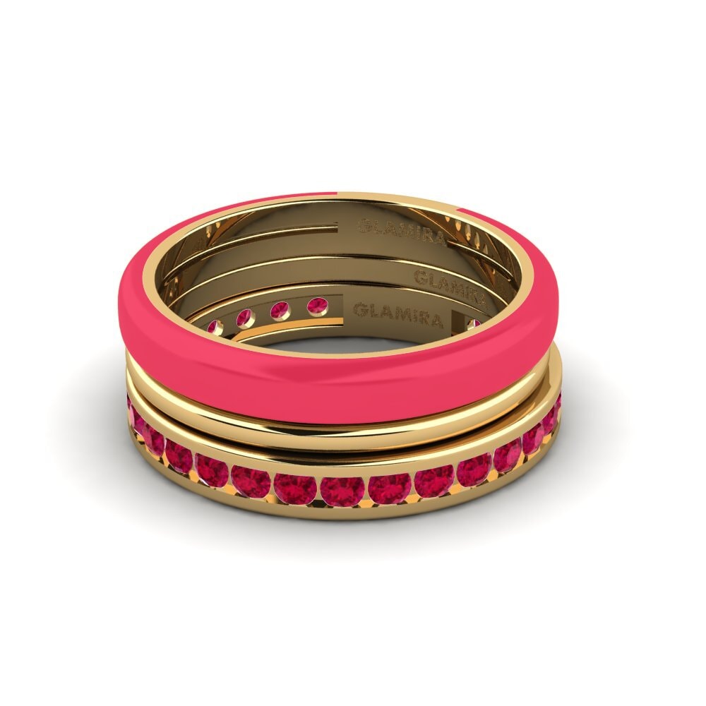 Rubin Ring Bavegels - F