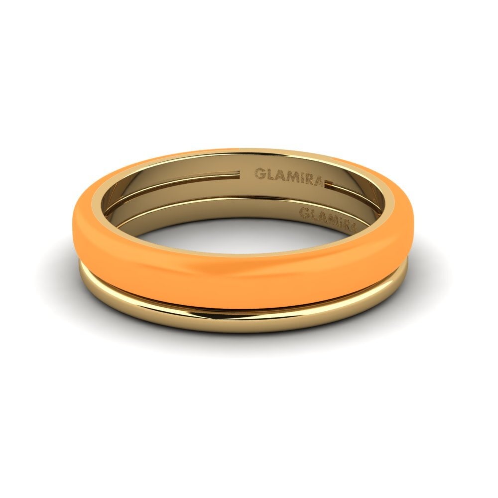Gelbgold 585 Ring Bavegels - G