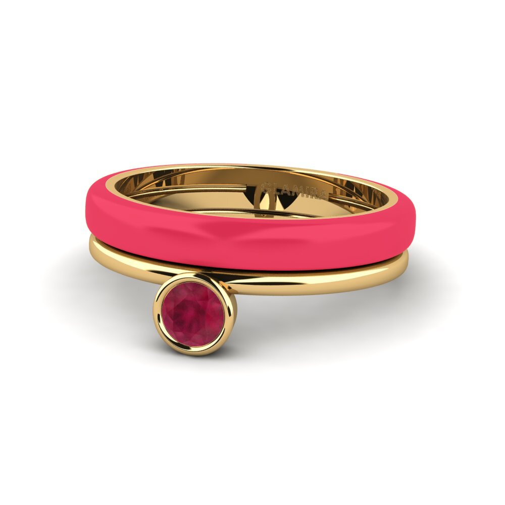 Rubin Ring Bavegels - H