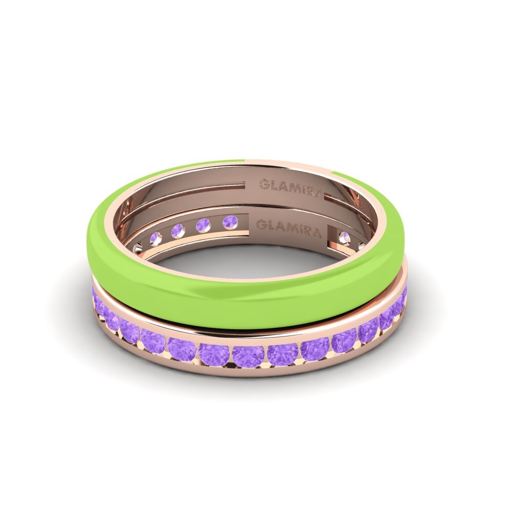 14k Rose Gold Ring Bavegels - I