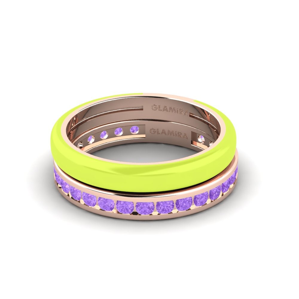 Rotgold 585 Ring Bavegels - I