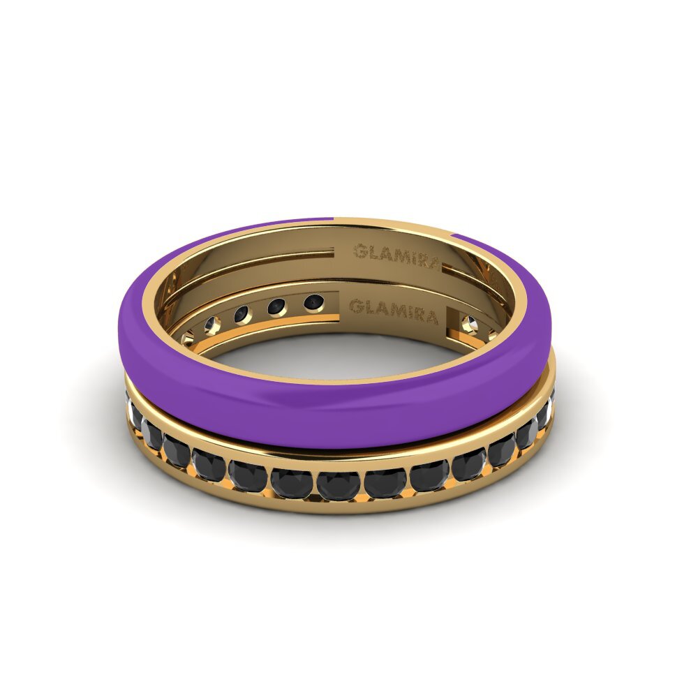 Zafiro negro Anillo Bavegels - I