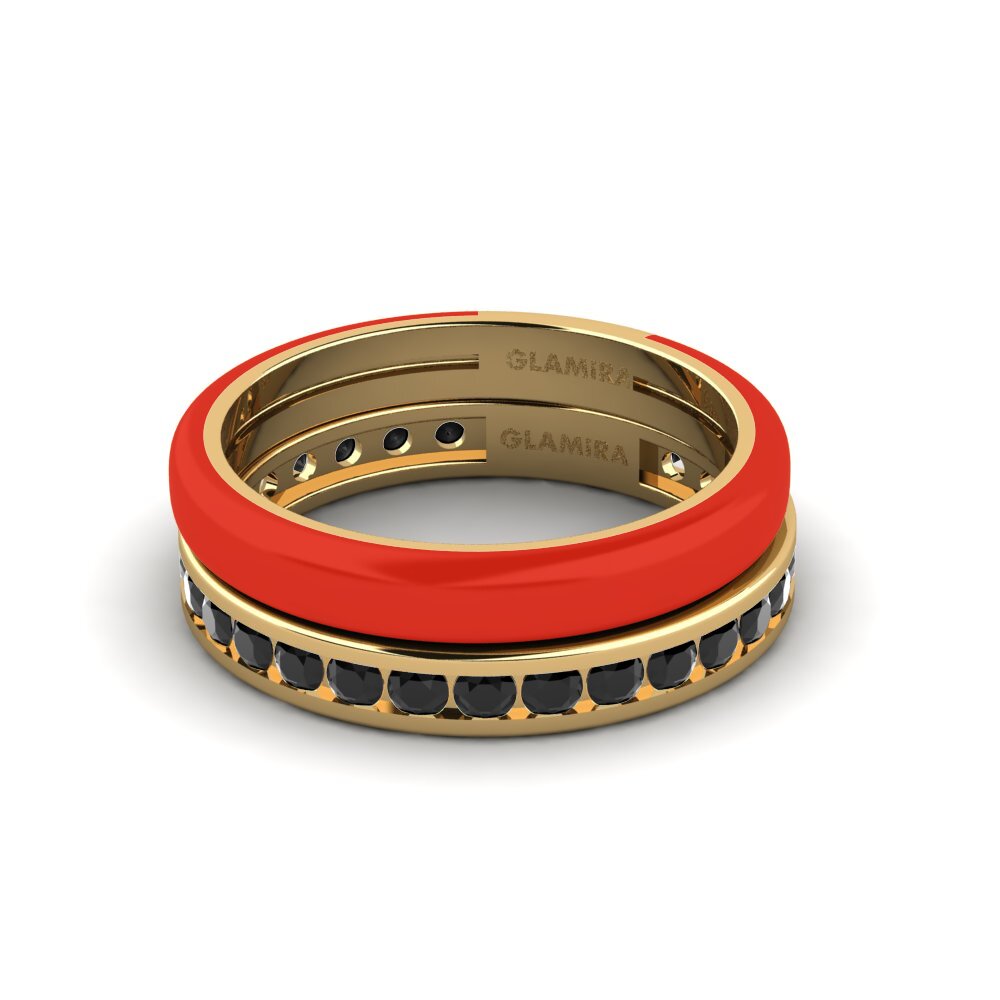 Zafiro negro Anillo Bavegels - I