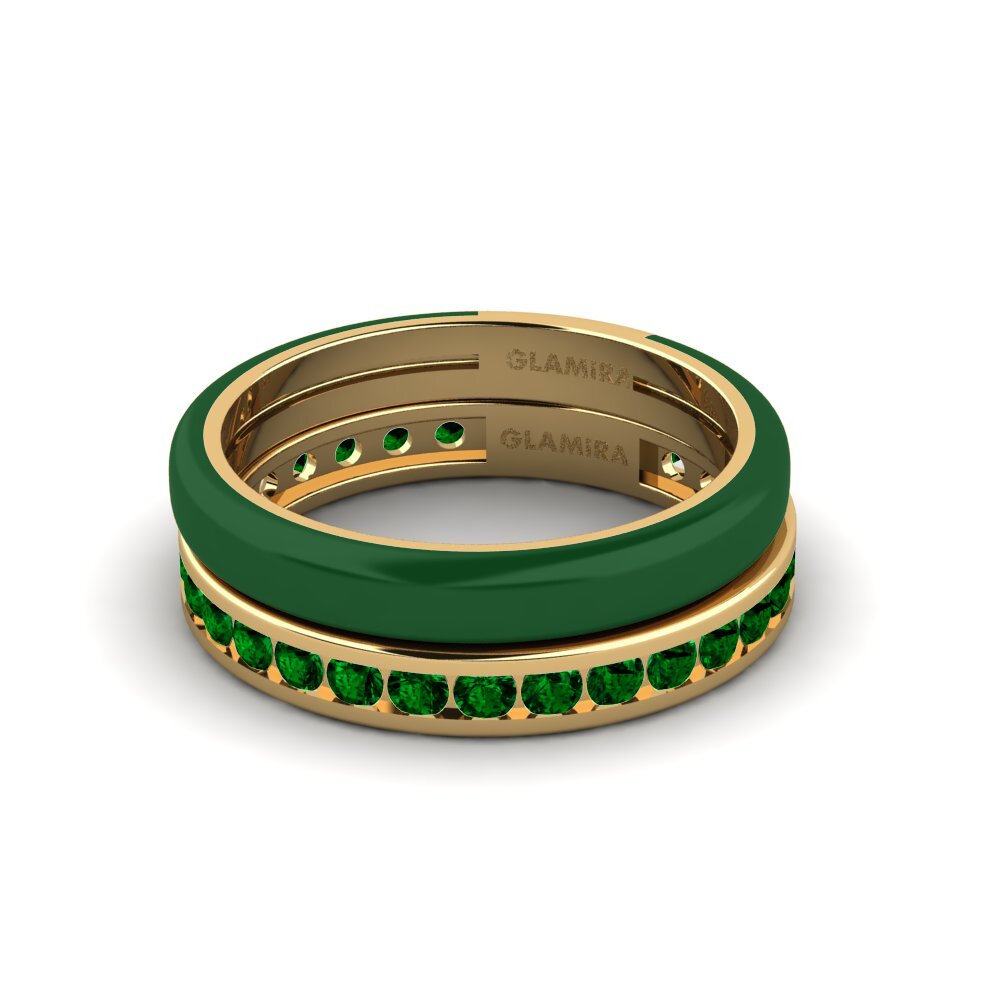 Zircone Verde Anello Bavegels - I