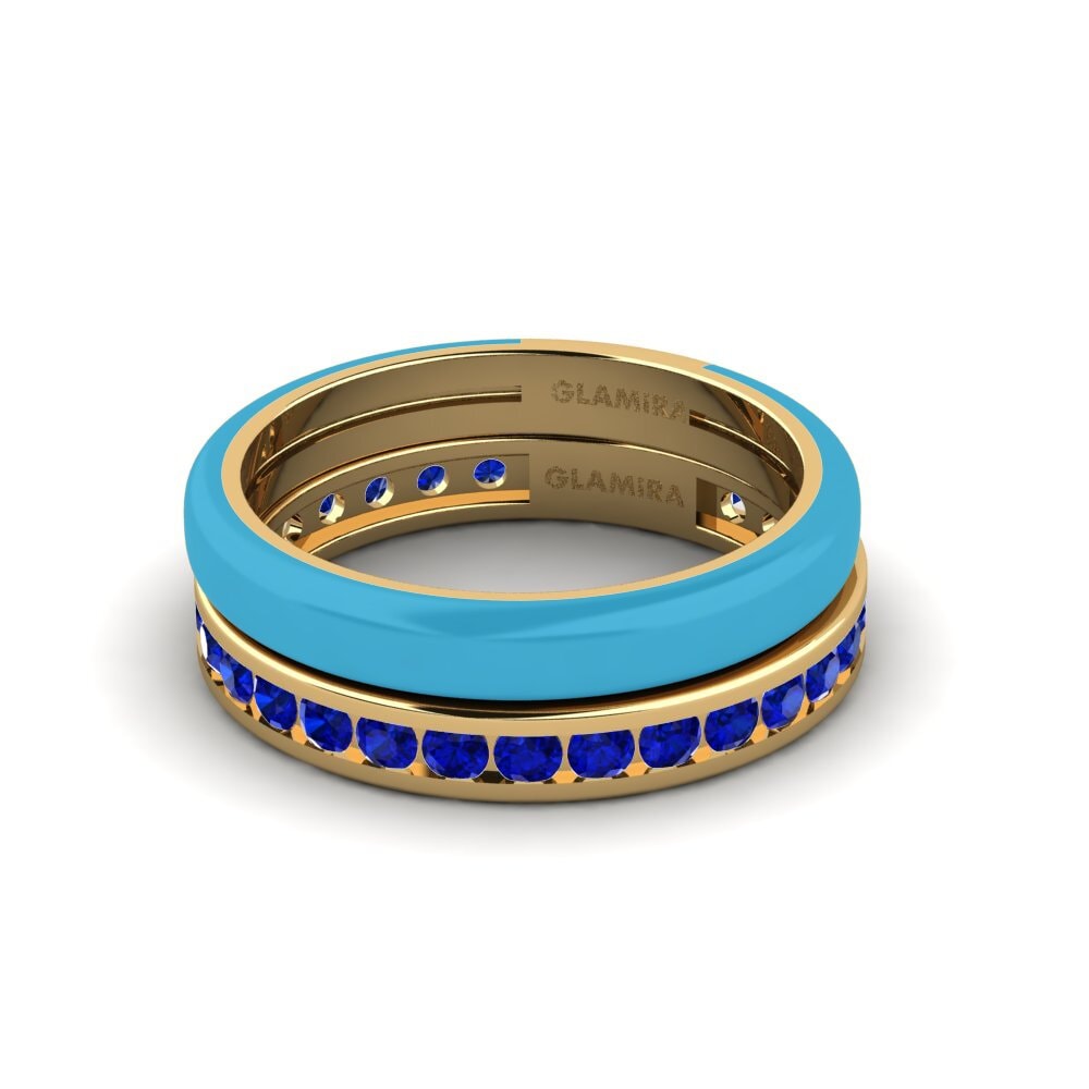 Saphir Ring Bavegels - I