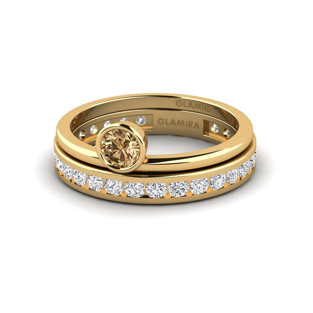 Brown Diamond Ring Bavegels - J