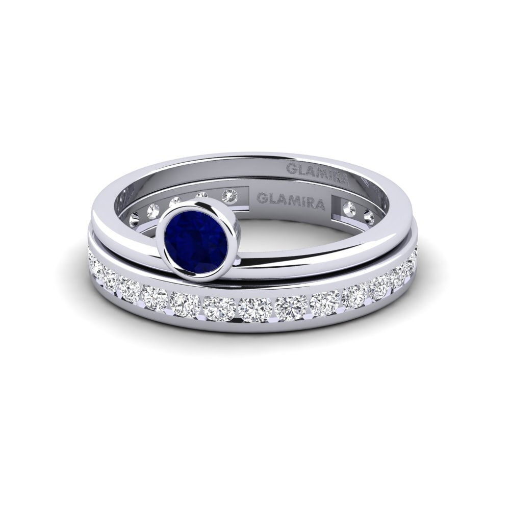 Saphir Ring Bavegels - J