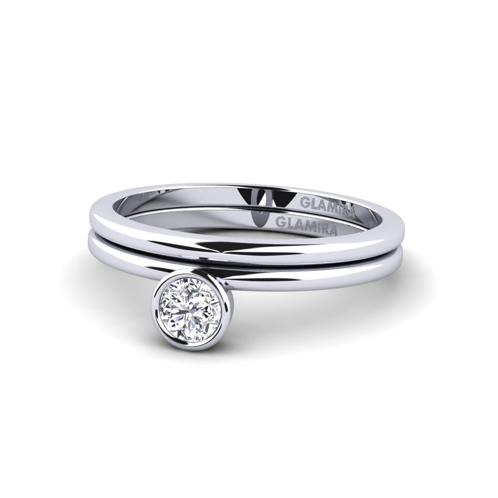 Diamante Produzido em Laboratório Anel Bavegels - K
