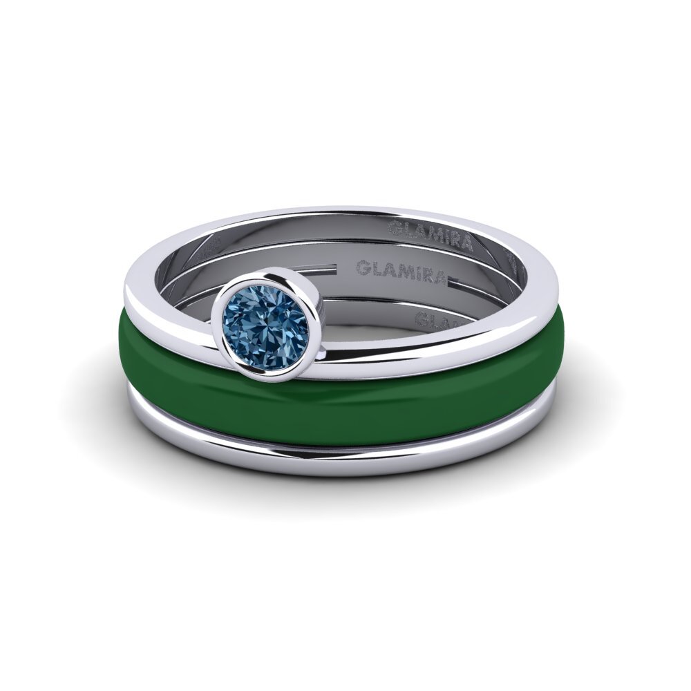 Blauer Diamant Ring Bavegels - M