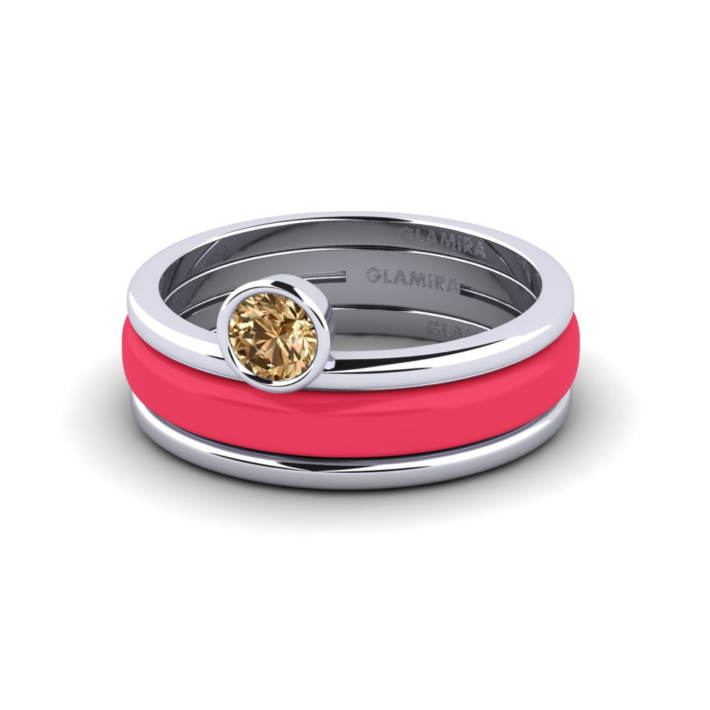 Brauner Diamant Ring Bavegels - M