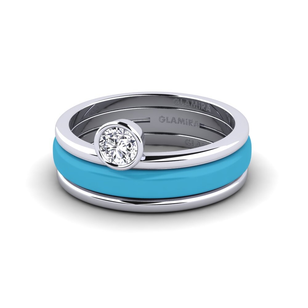 950 Platinum Ring Bavegels - M