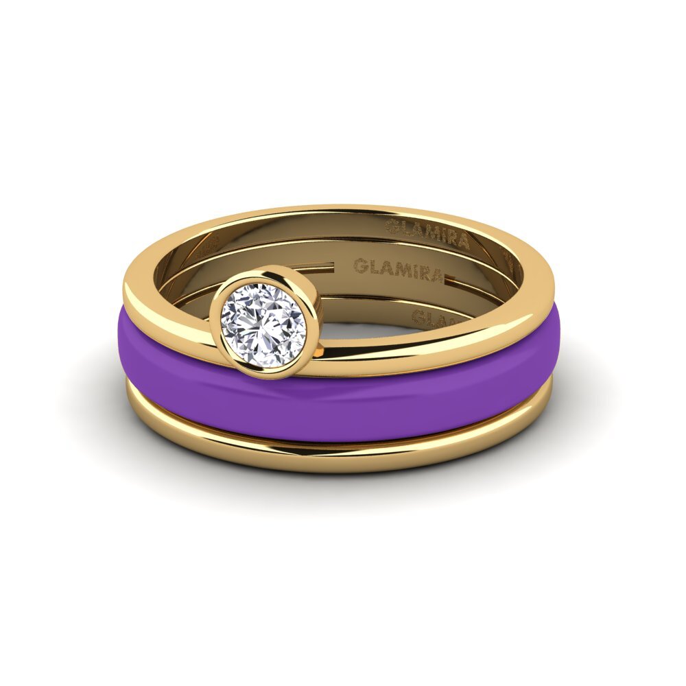 Gelbgold 375 Ring Bavegels - M