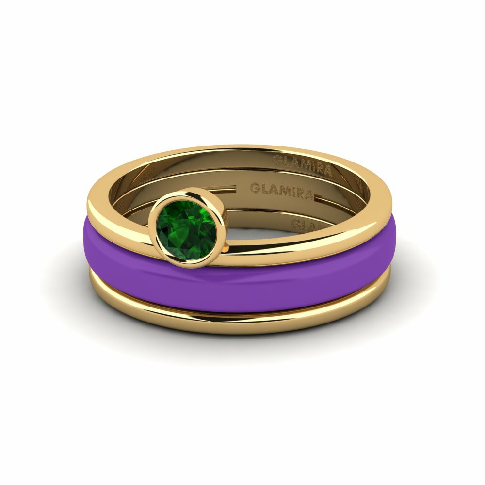 Bagues Tourmaline Verte Créations Solitaires