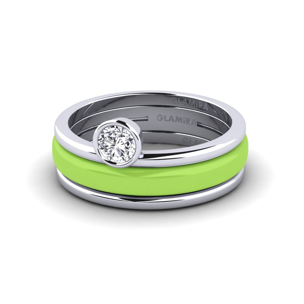 Labor-gezüchteter Diamant Ring Bavegels - M