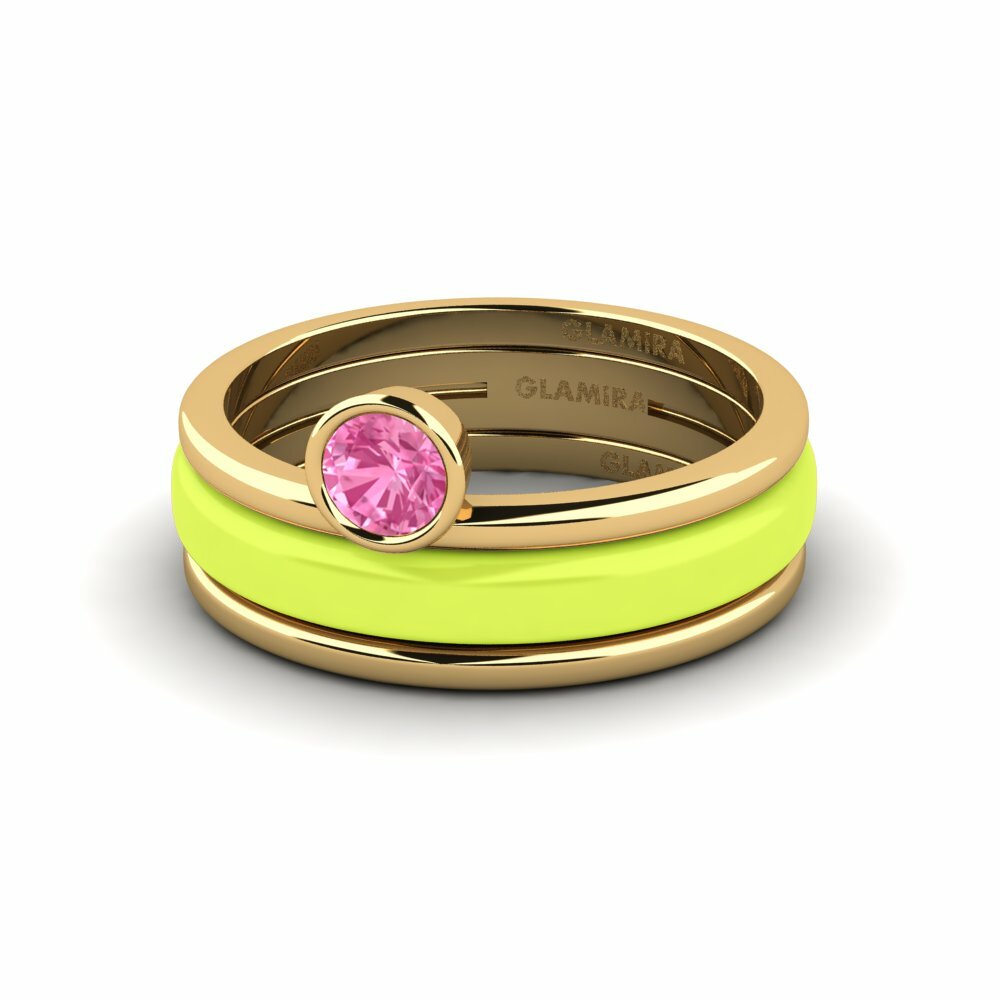 Bagues Saphir Rose Créations Solitaires