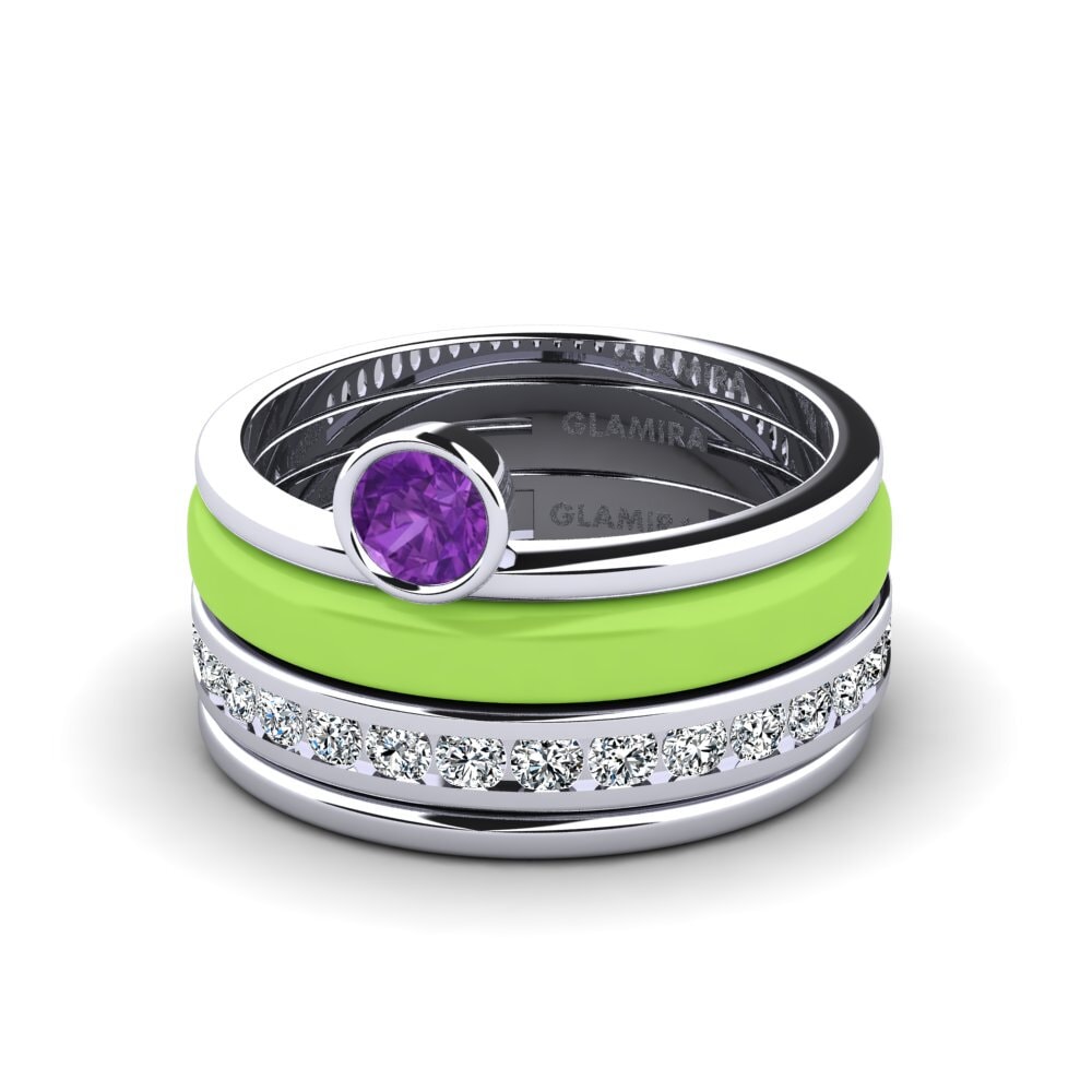 950 Palladium Ring Bavegels - N