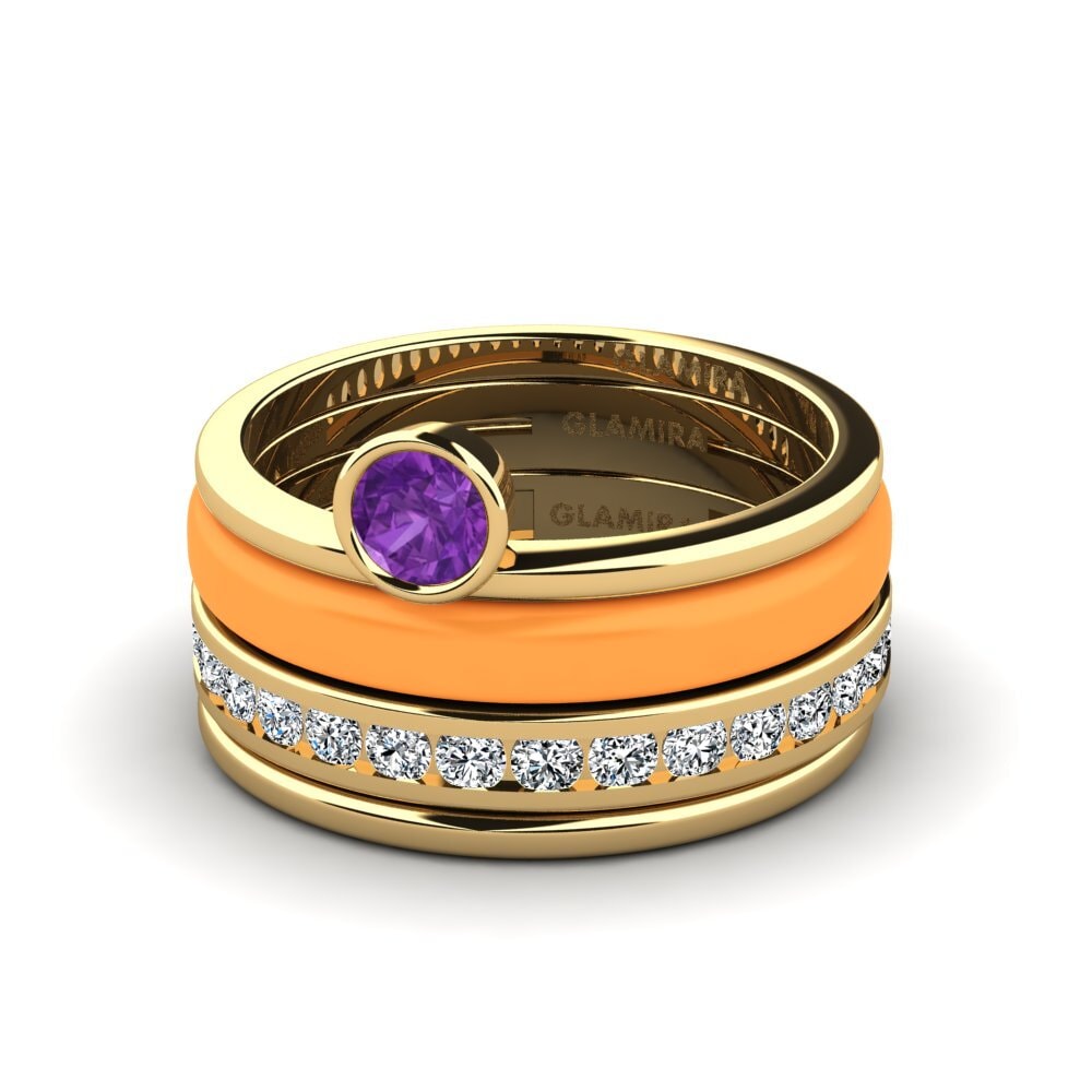 Gelbgold 585 Ring Bavegels - N