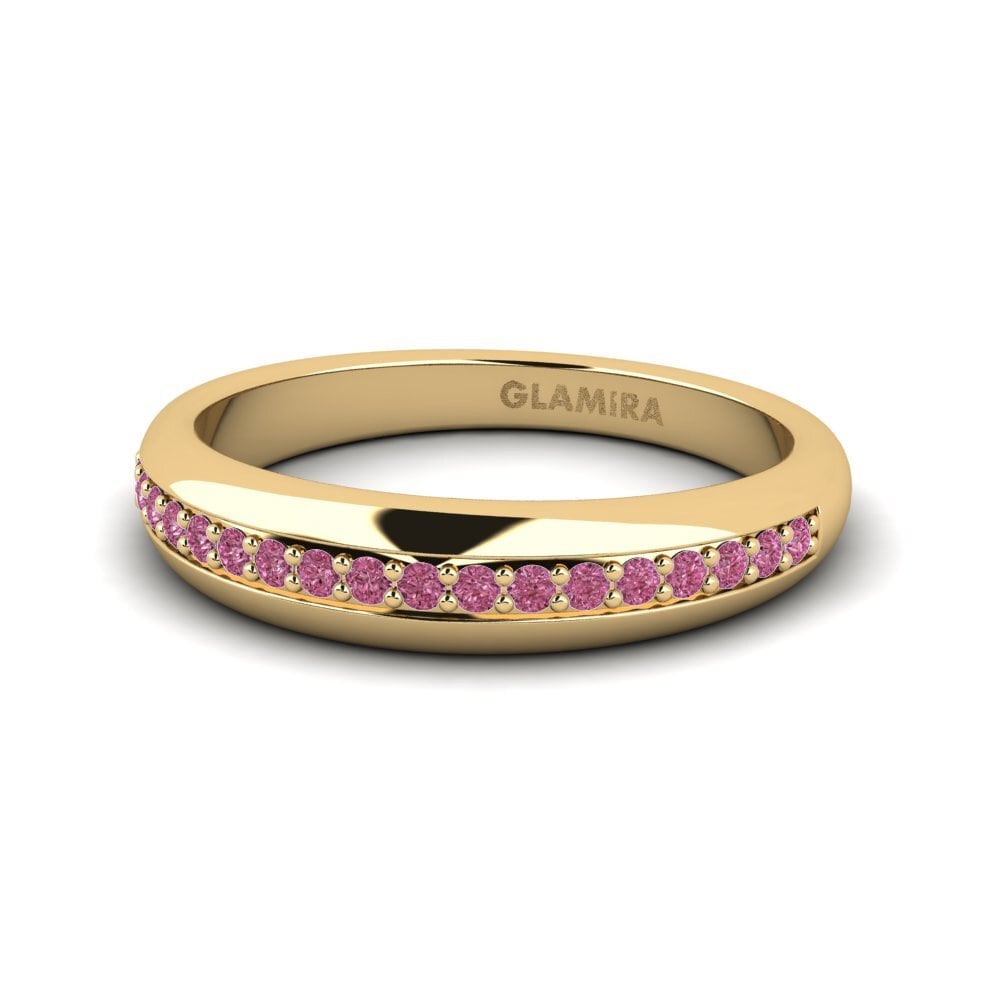 Granate Rhodolite Anillo meñique Bazing