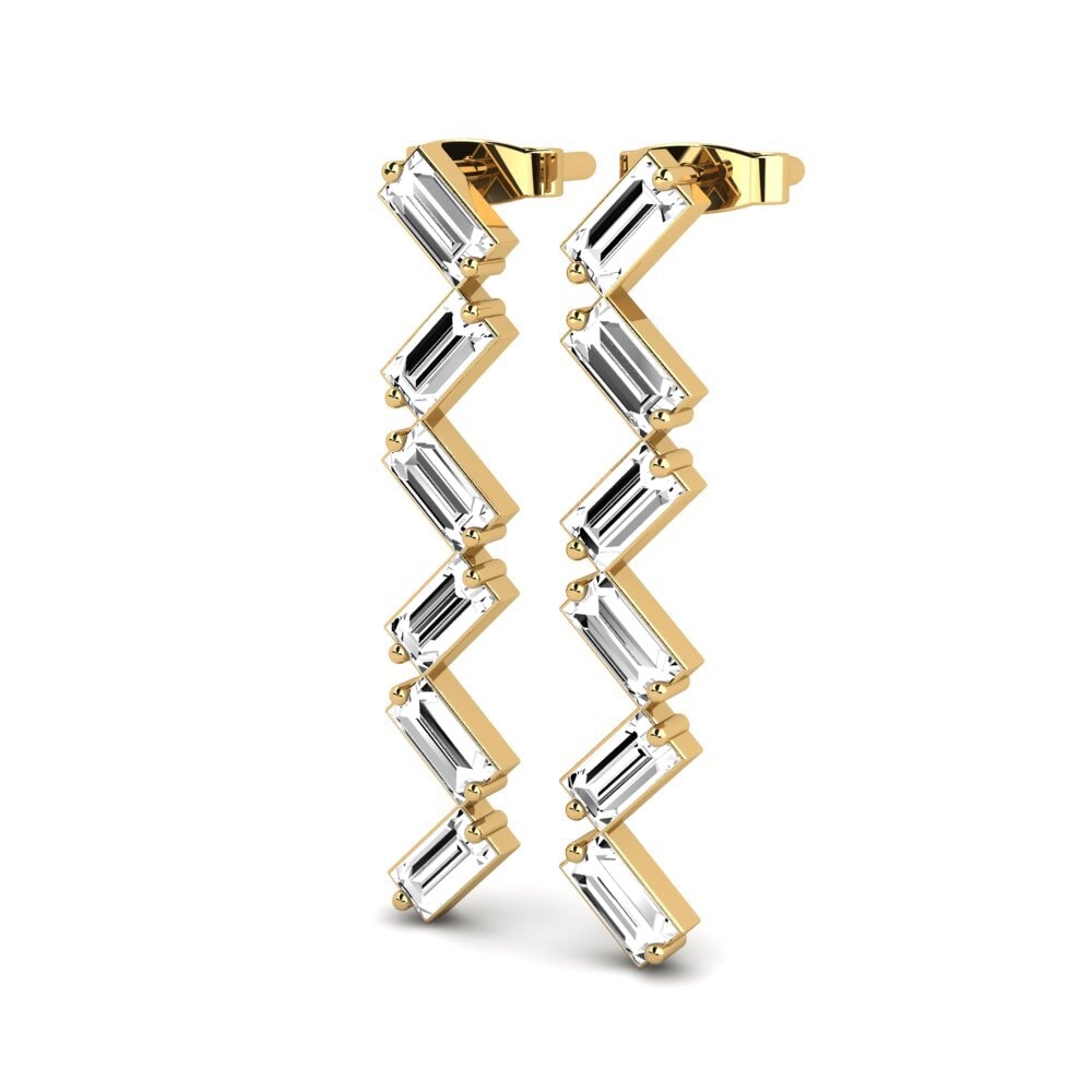 Baguette Moissanite Women's Earring Becky