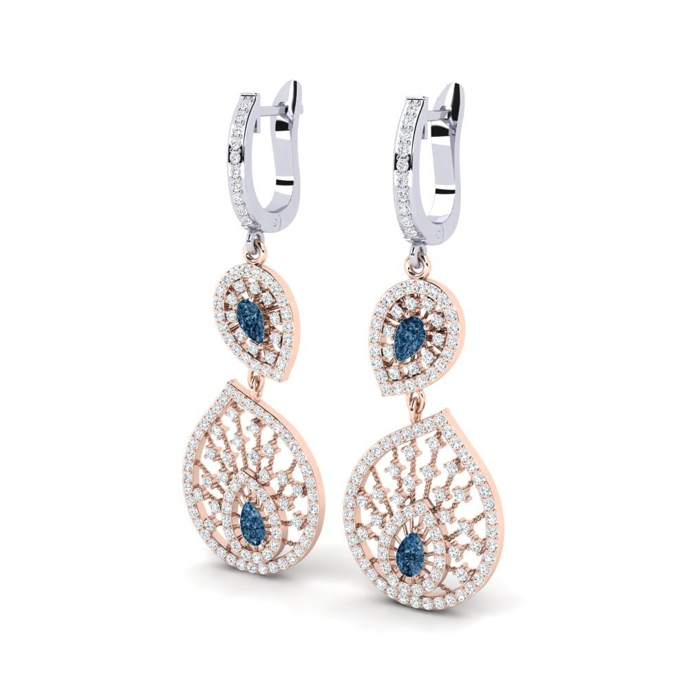 Blue Diamond Women's Earring Becton