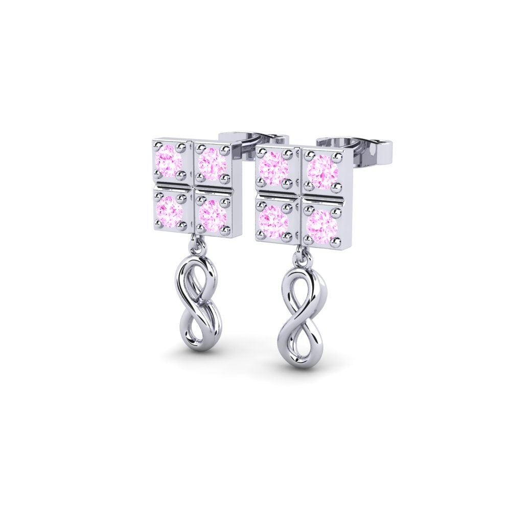 Pink Sapphire Women's Earring Beech