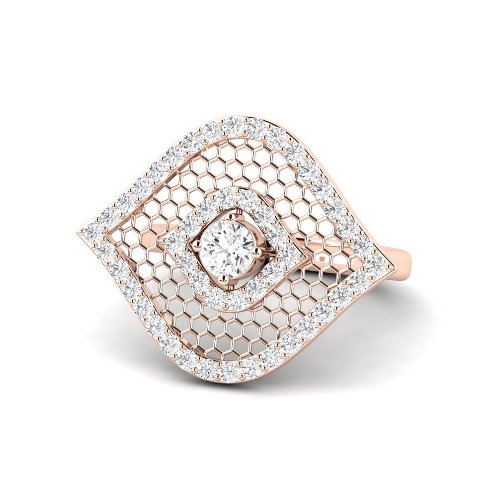 Zafiro blanco Anillo Beileag