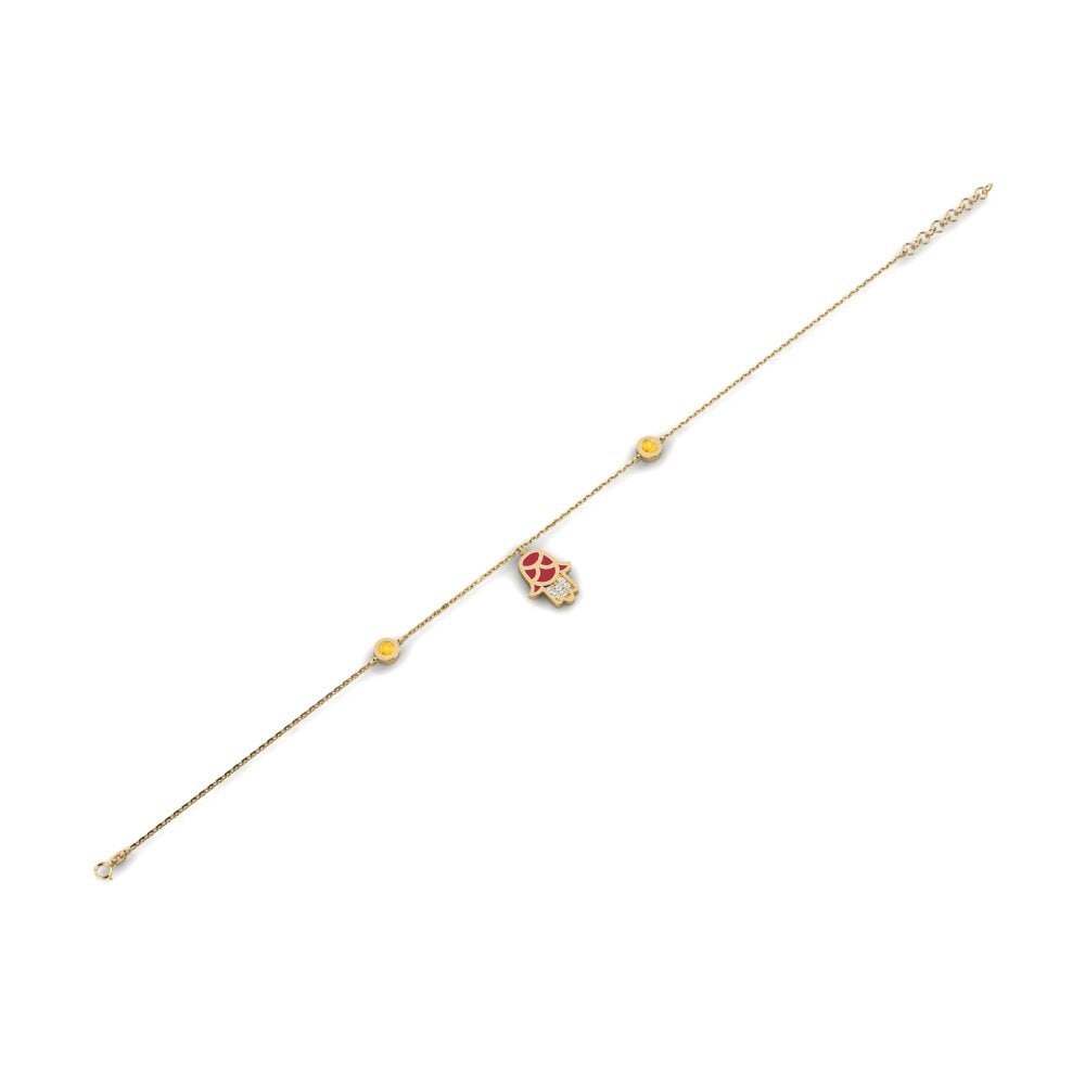 Chain Citrine Bracelets