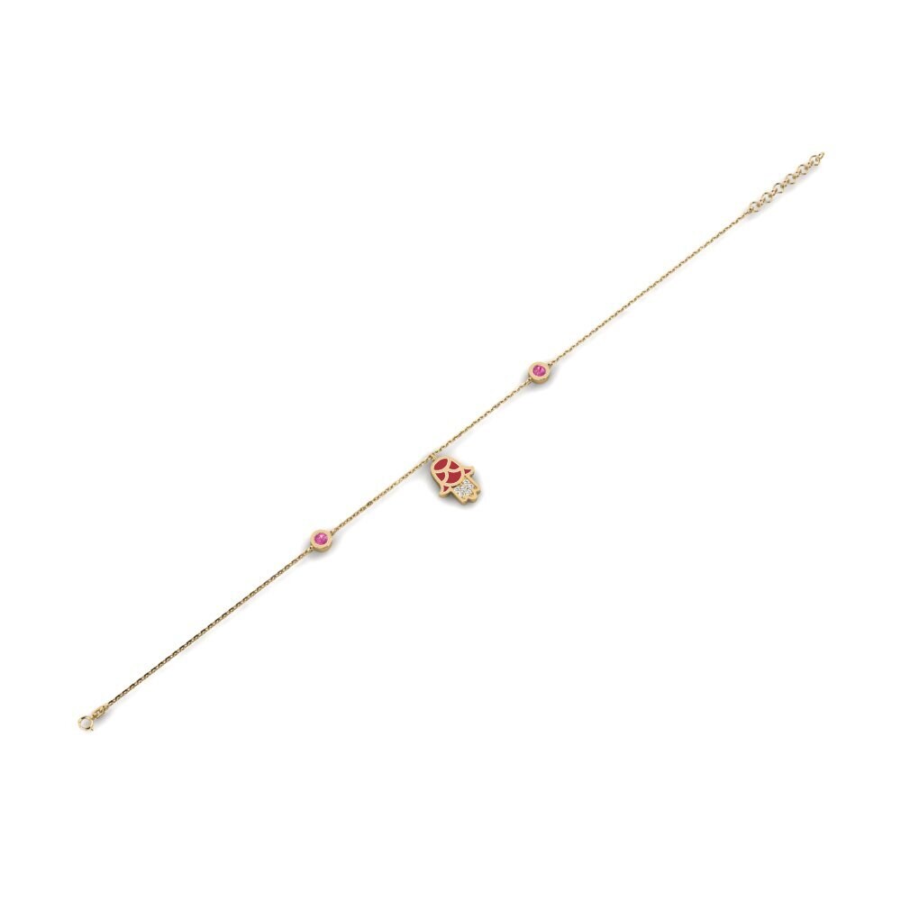 Turmalina rosa Pulsera de Mujer Bekoj