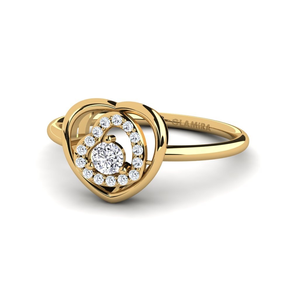 Oro Giallo 585 Anello Belenos