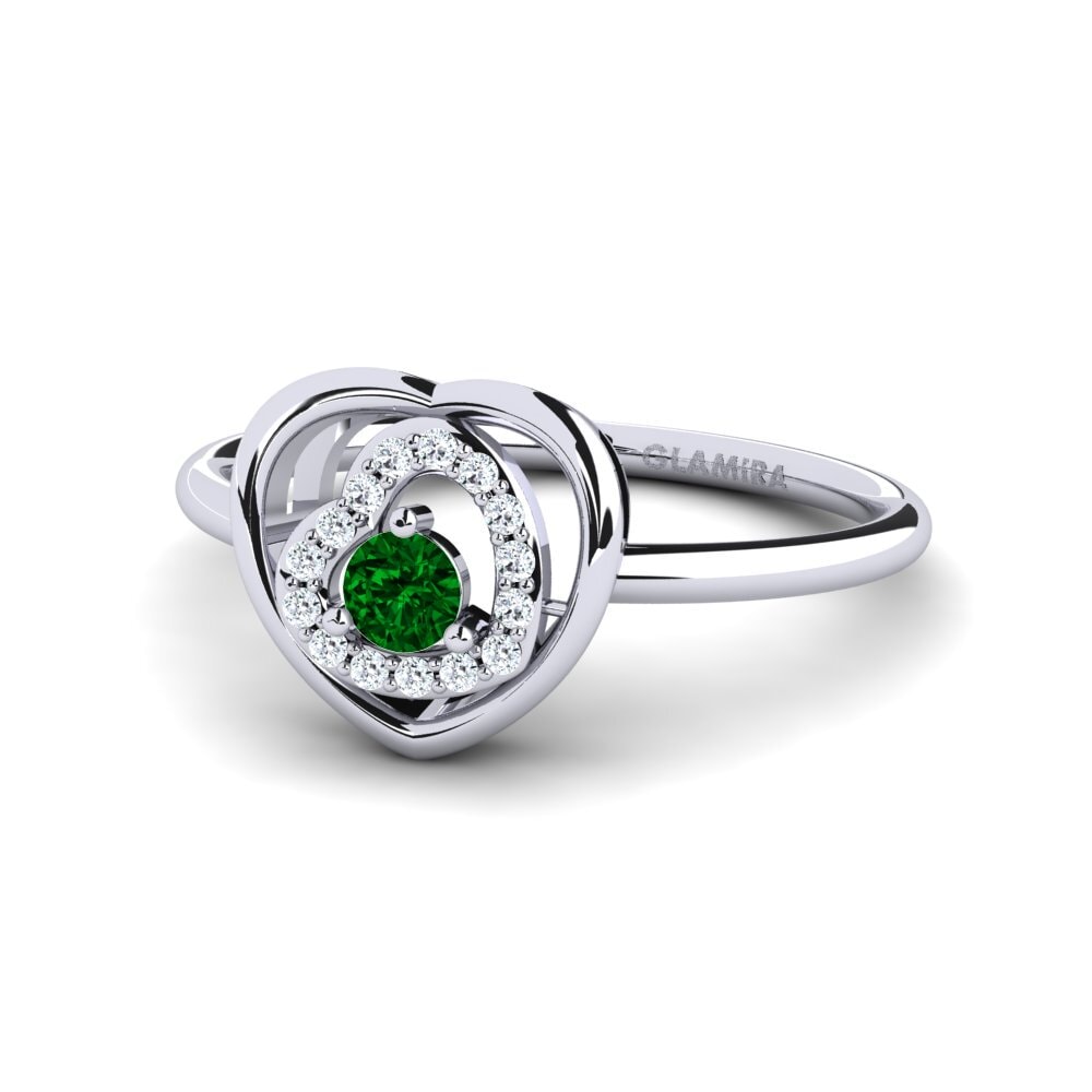 Zircone Verde Anello Belenos