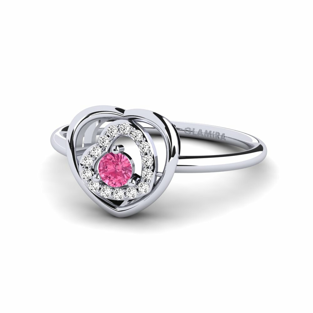 Turmalina rosa Anillo Belenos