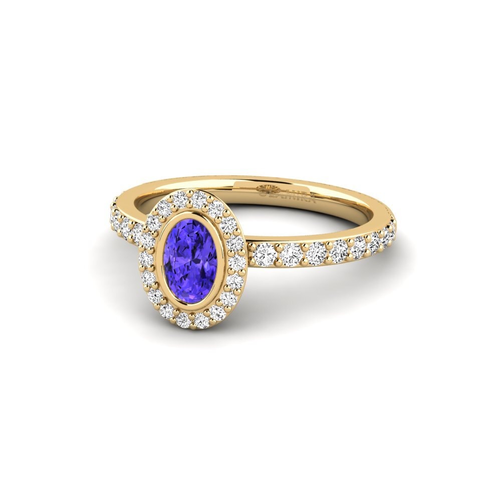 Tanzanita Anillo de compromiso Belfige