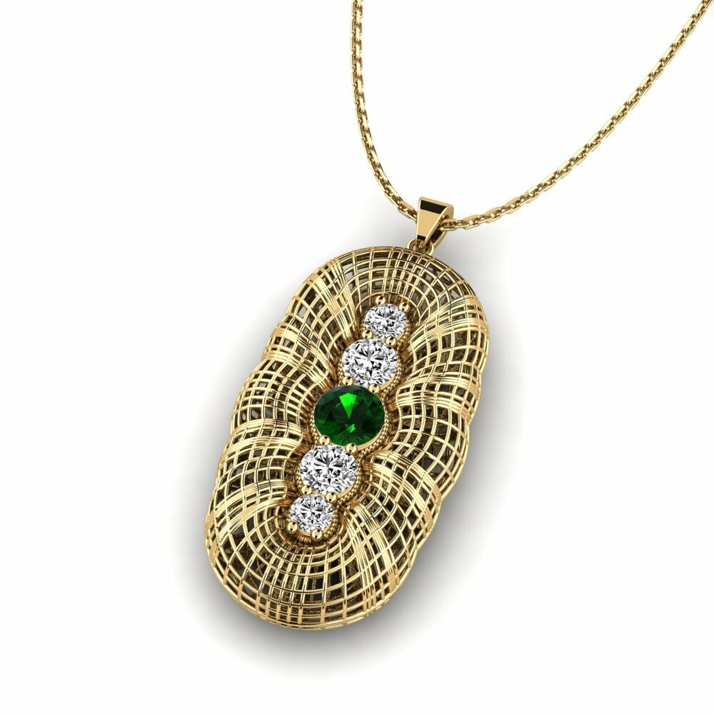 Green Tourmaline Women's Pendant Bellarious