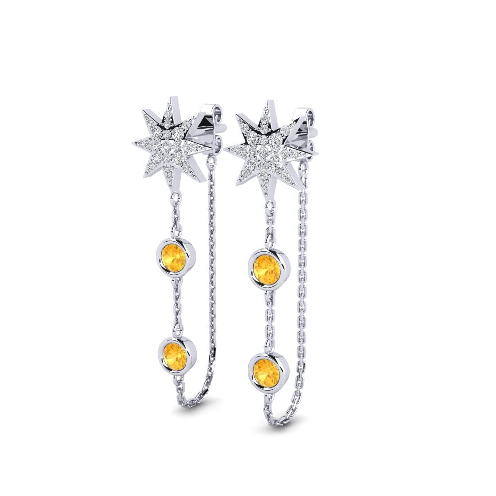 Citrine Women's Earring Bellastar
