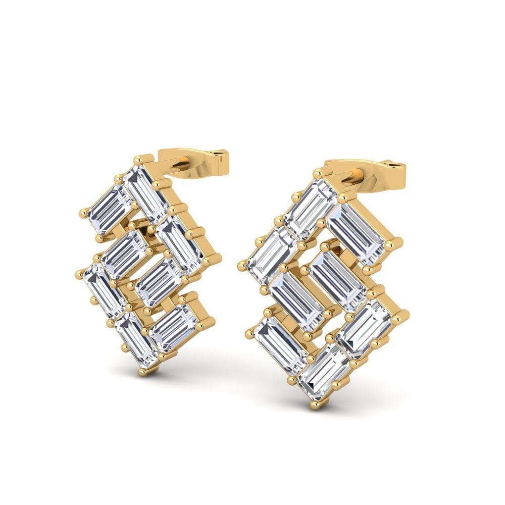 Baguette Diamante Pendiente de mujer Belle