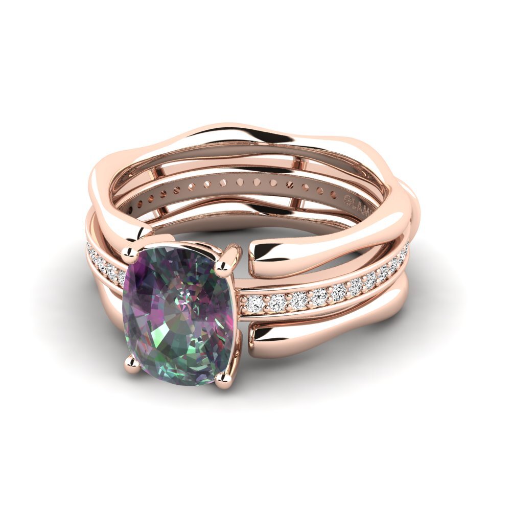 Topacio Místico Anillo Bellisa SET