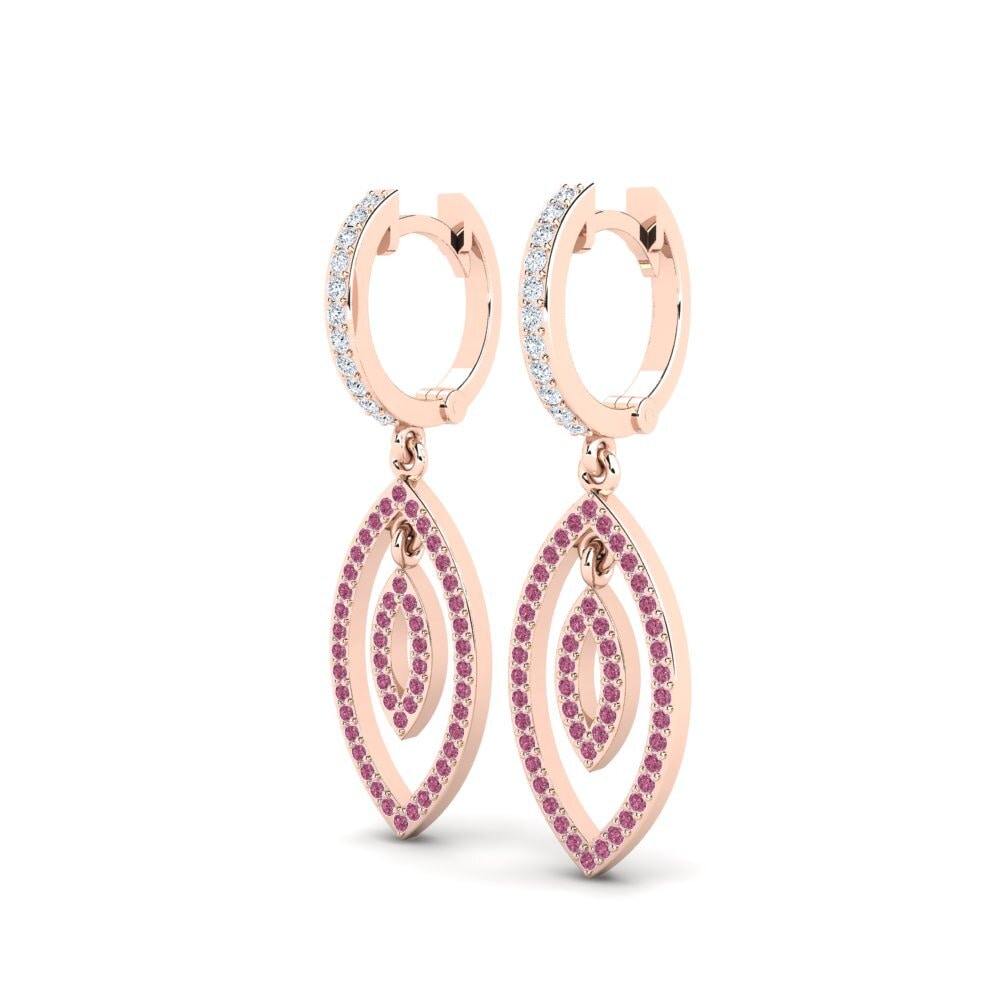 Rhodolite Garnet Women's Earring Belmen