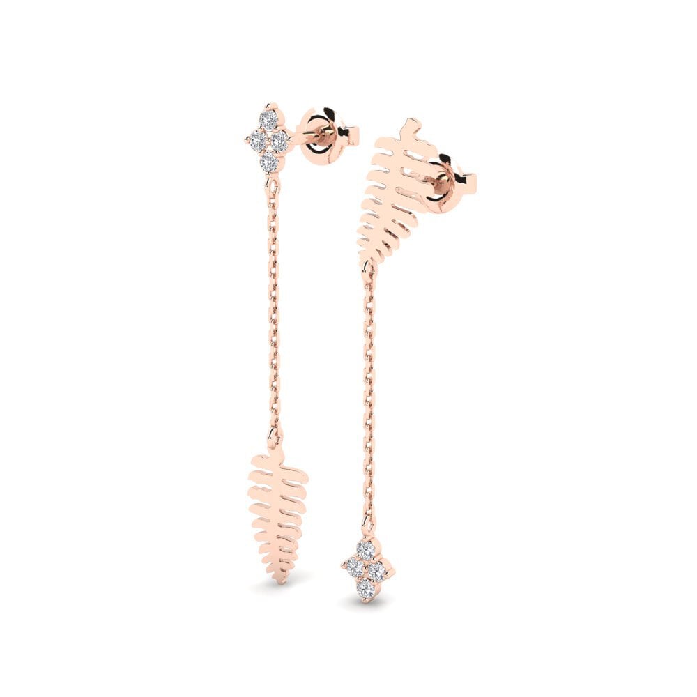 14k Rose Gold Women's Earring Belpasso - SET