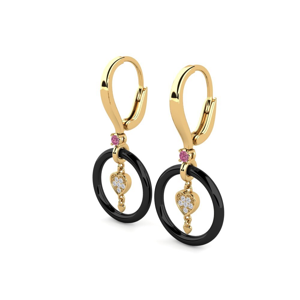 Rhodolite Garnet Women's Earring Belville