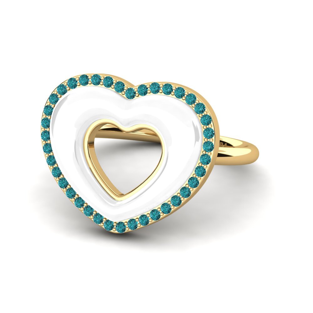 Blauer Diamant Ring Bendel
