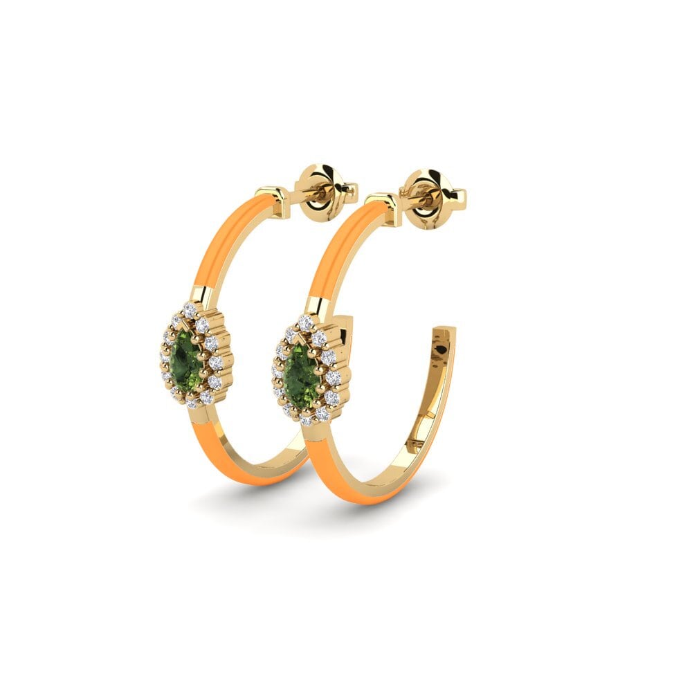 Green Sapphire Women's Earring Bendigo