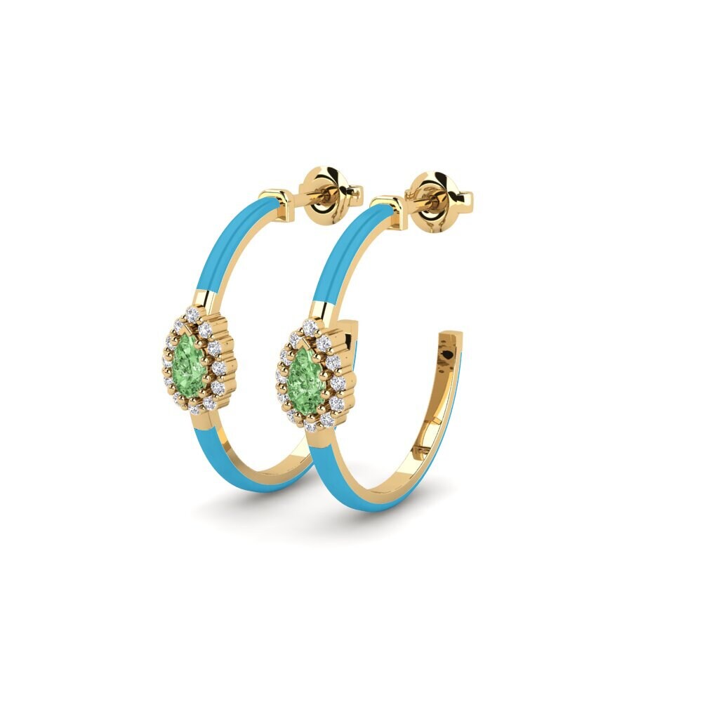 Diamante Verde Orecchino da donna Bendigo