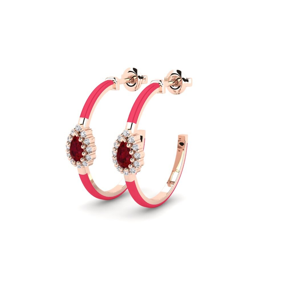 14k Rose Gold Women's Earring Bendigo