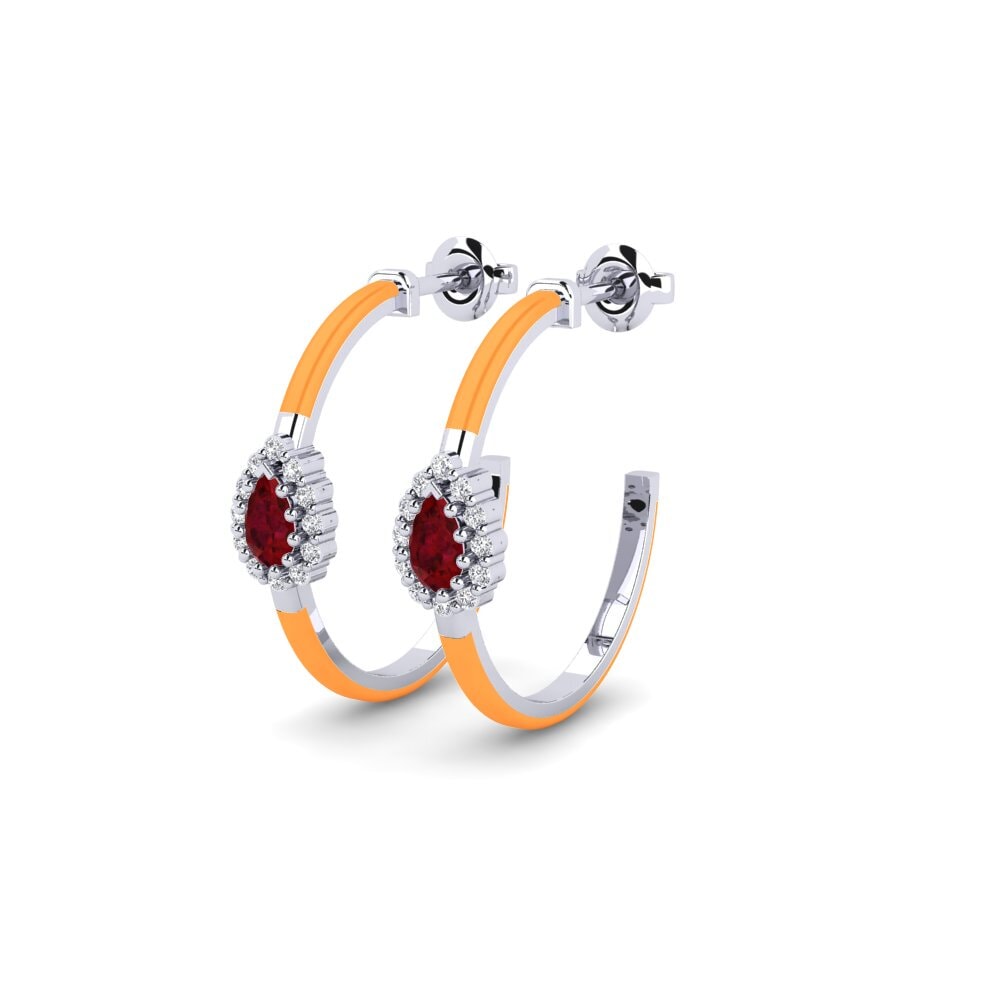 Plata 925 Pendiente de mujer Bendigo