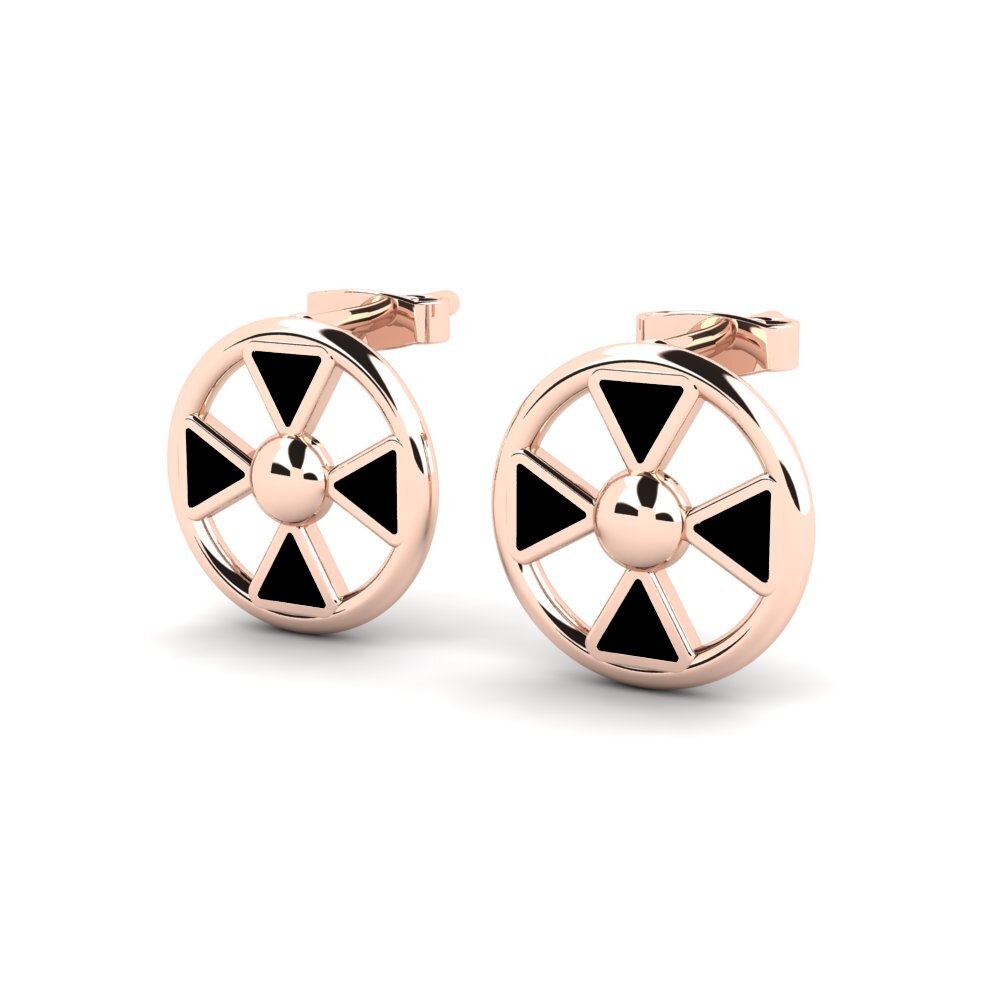 Rotgold 750 Ohrringe Bene