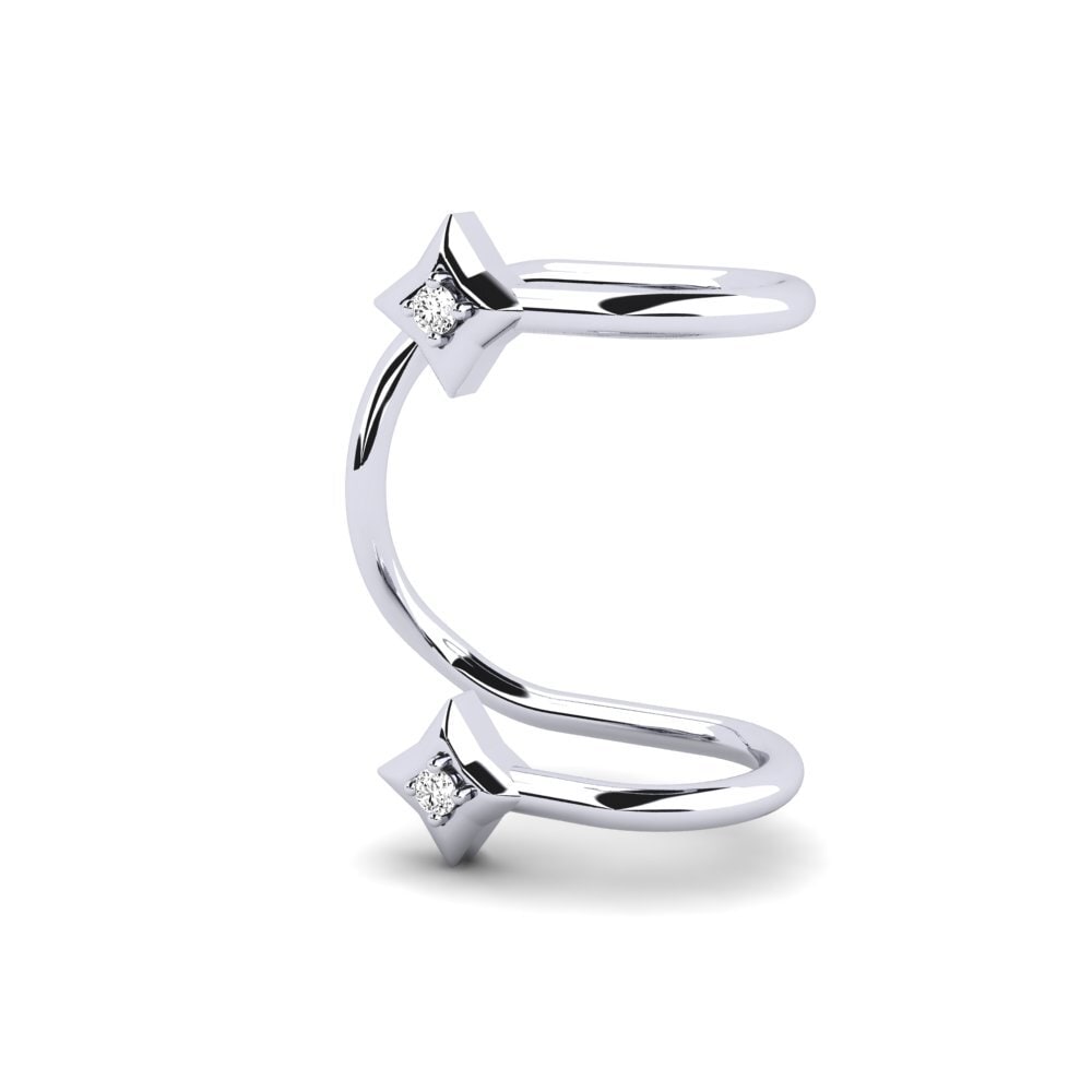 Đá Moissanite Bông tai nữ Benedic