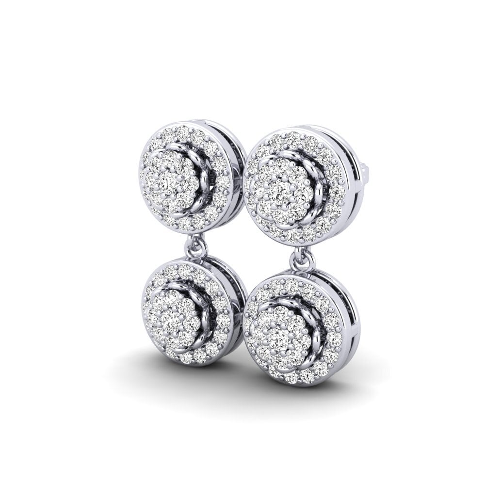 Đá Moissanite Bông tai nữ Benetos