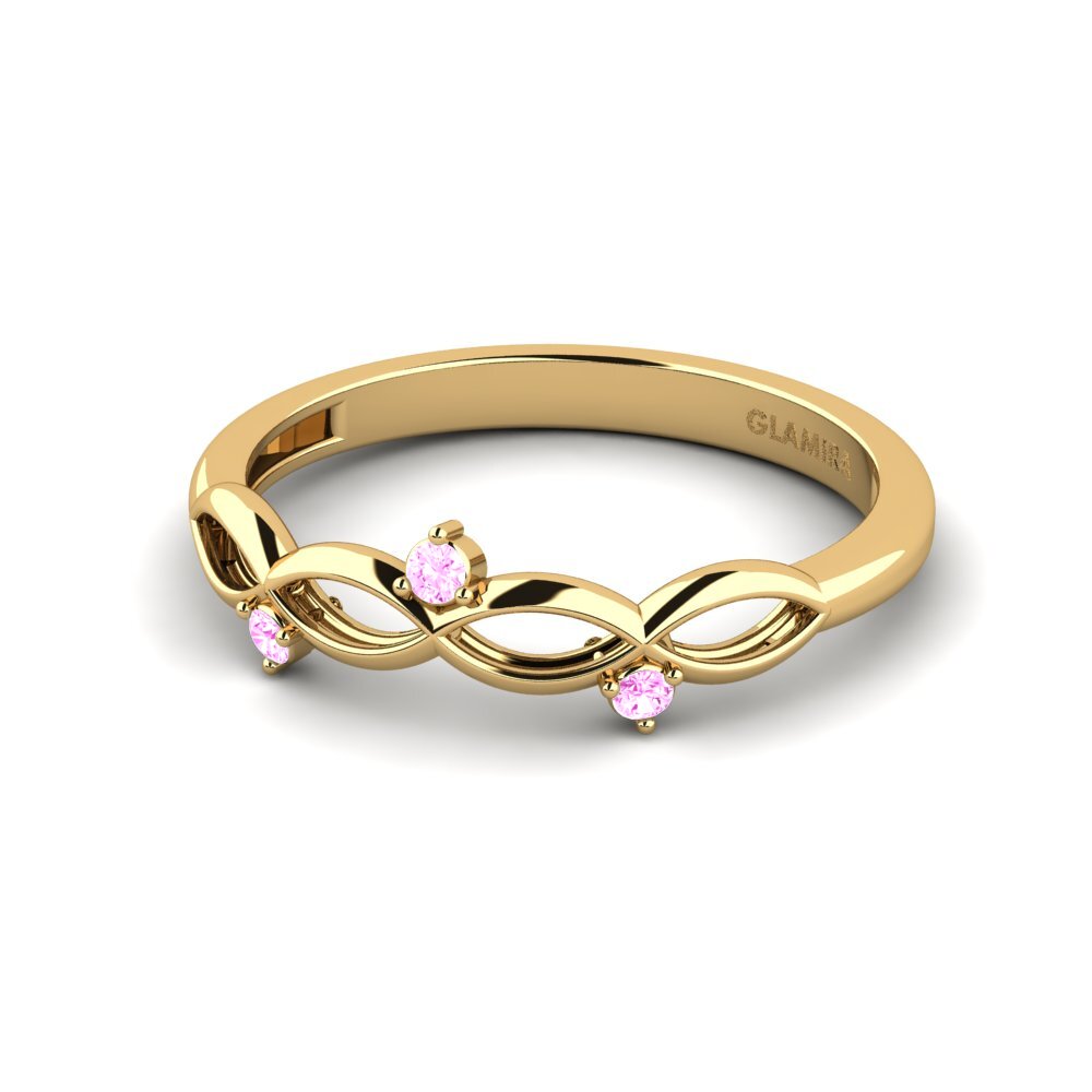 Roze Saffier Ringen Benumb