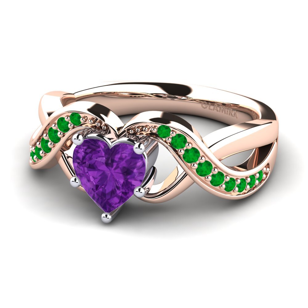 Amethyst Engagement Ring Berafia